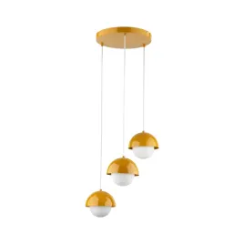 zolta-lampa-wiszaca-na-kole-tk-lighting-bono-ochra-3-klosze-metal