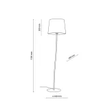 zolta-lampa-stojaca-tk-lighting-nicola-zasilanie-sieciowe