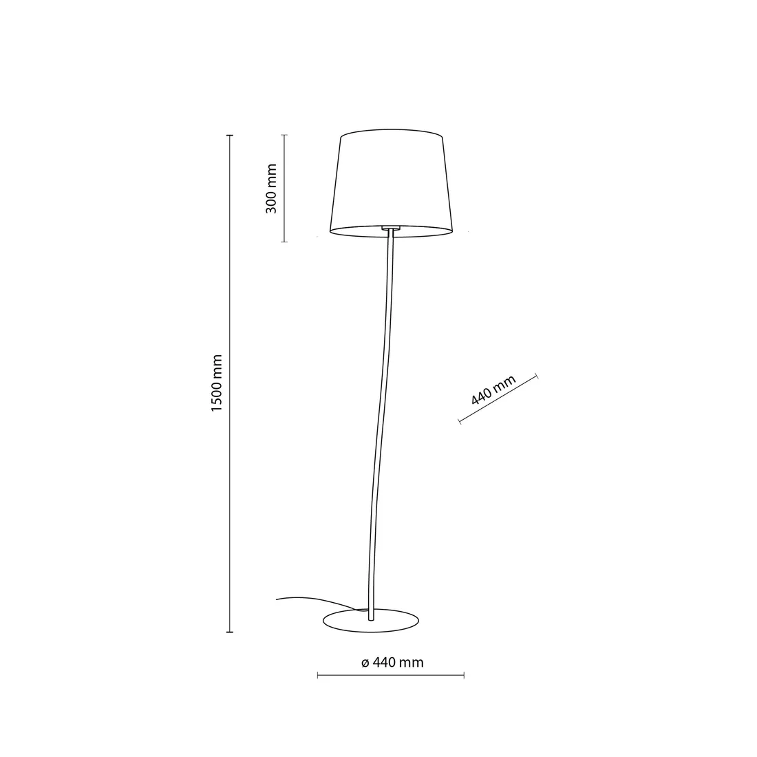 zolta-lampa-stojaca-tk-lighting-nicola