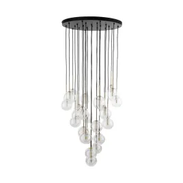 kaskada-26-kulek-wiszacych-na-kole-tk-lighting-nilos-zlota-czarna-do-salonu