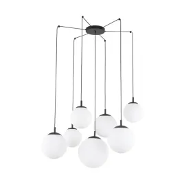 kaskada-wiszaca-lampa-biale-kloszami-kule-na-kablach-tk-lighting-esme