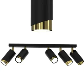 lampa-sufitowa-listwa-led-regulowane-5x-gu10-bevel-czarna-zlota