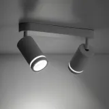 biala-listwa-reflektory-tk-lighting-jet-white-2-gu10-stan-nowy