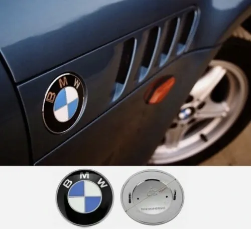 bmw-znaczek-emblemat-logo-klapa-tyl-e46-5-e39-7-e65-e66-8-e31-x5-e53-78mm-stan-nowy-marka-bmw