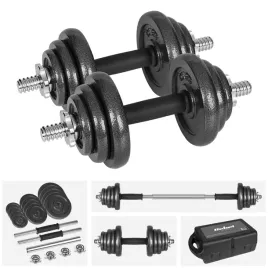 hantle-zeliwne-regulowane-w-walizce-z-gryfem-zestaw-20kg-rebel-solidne