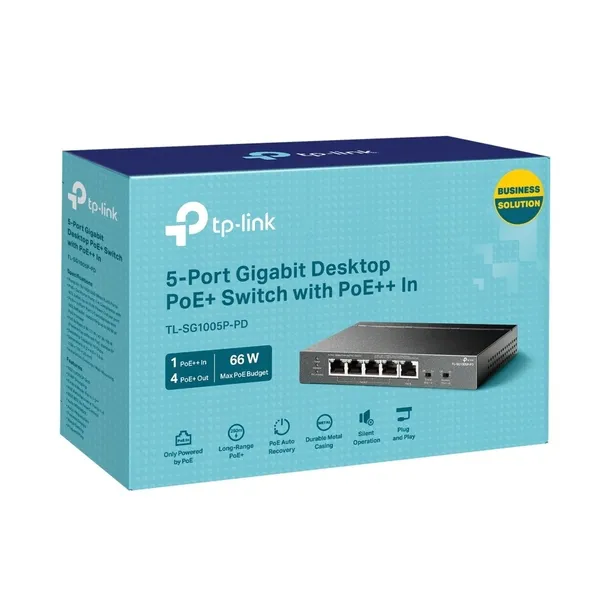 switch-tp-link-tl-sg1005p-pd-stan-nowy-liczba-portow-5
