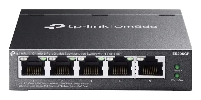 switch-tp-link-es205gp-omada-easy-managed