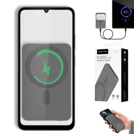power-bank-indukcyjny-krugerandmatz-5000-mah-mag-safe-szary
