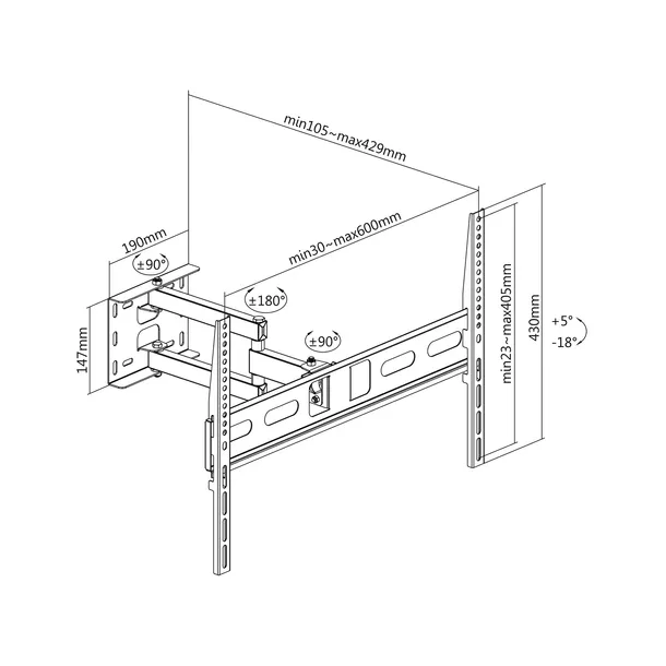 uchwyt-cabletech-do-telewizora-37-70-marka-cabletech