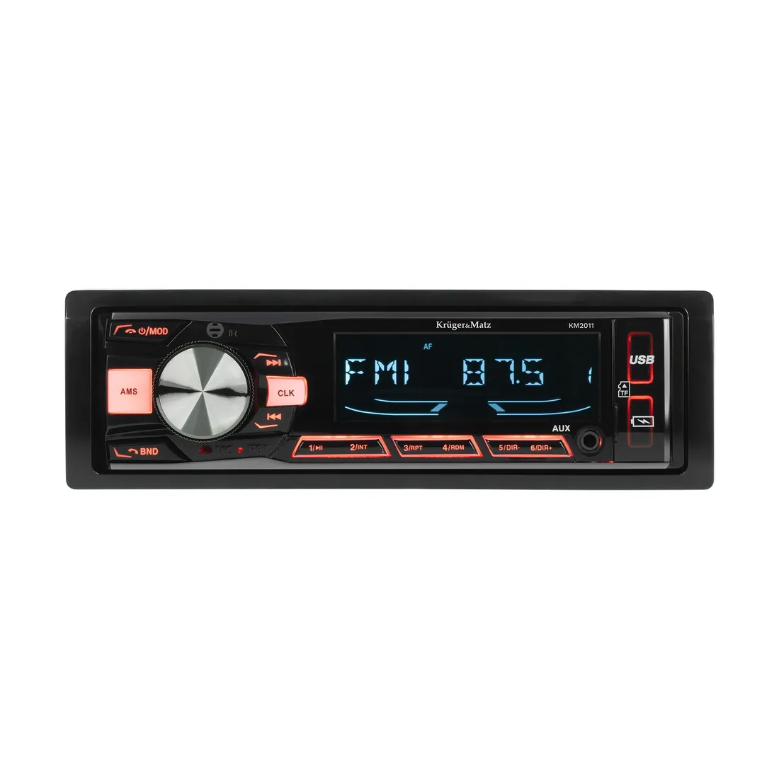 radio-samochodowe-bluetooth-krugerandmatz-1-din-usb-aux-pilot-microsd-stan-nowy