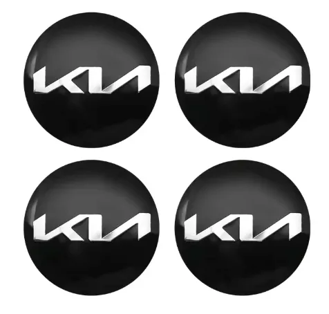KIA NAKLEJKI EMBLEMAT LOGO ZNACZKI NA KOŁPAKI DEKIELKI 56mm