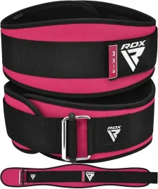 damski-pas-kulturystyczny-fitness-rx-3-rozmiar-x-small-czarno-rozowy