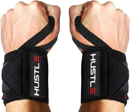 usztywniacze-nadgarstkow-hustle-athletics-wrist-wraps-czarne