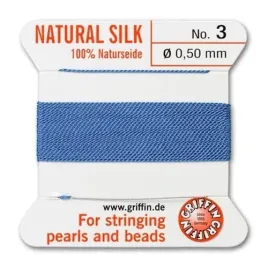 griffin-nic-jedwabna-z-igla-100percent-natural-silk-0-5mm-2m-blue