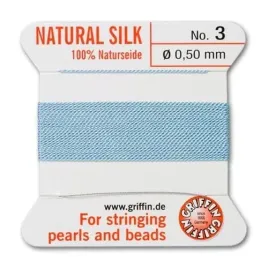 griffin-nic-jedwabna-z-igla-100percent-natural-silk-0-5mm-2m-turquoise