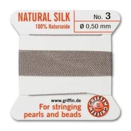 griffin-nic-jedwabna-z-igla-100percent-natural-silk-0-5mm-2m-grey