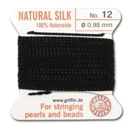 griffin-nic-jedwabna-z-igla-100percent-natural-silk-0-98mm-2m-black