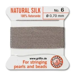 griffin-nic-jedwabna-z-igla-100percent-natural-silk-0-7mm-2m-grey