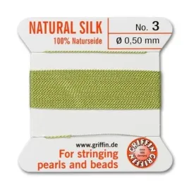 griffin-nic-jedwabna-z-igla-100percent-natural-silk-0-5mm-2m-jade-green