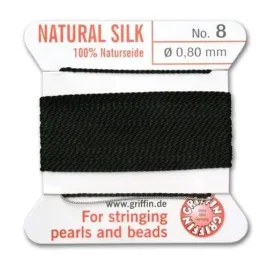 griffin-nic-jedwabna-z-igla-100percent-natural-silk-0-8mm-2m-black