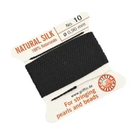 griffin-nic-jedwabna-z-igla-100percent-natural-silk-0-9mm-2m-black