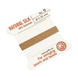 griffin-nic-jedwabna-z-igla-100percent-natural-silk-0-3mm-2m-beige