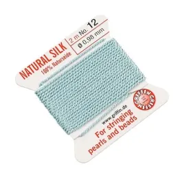 griffin-nic-jedwabna-z-igla-100percent-natural-silk-0-98mm-2m-turquoise