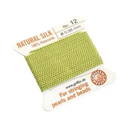 griffin-nic-jedwabna-z-igla-100percent-natural-silk-0-98mm-2m-jade-green