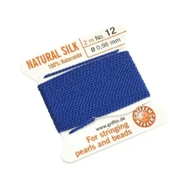 griffin-nic-jedwabna-z-igla-100percent-natural-silk-0-98mm-2m-dark-blue