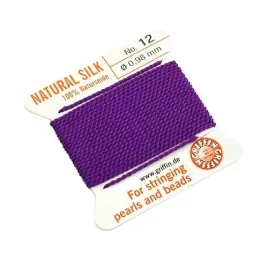 griffin-nic-jedwabna-z-igla-100percent-natural-silk-0-98mm-2m-amethyst
