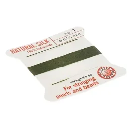 griffin-nic-jedwabna-z-igla-100percent-natural-silk-0-35mm-2m-olive