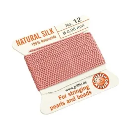 griffin-nic-jedwabna-z-igla-100percent-natural-silk-0-98mm-2m-dark-pink