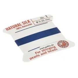 griffin-nic-jedwabna-z-igla-100percent-natural-silk-0-35mm-2m-dark-blue