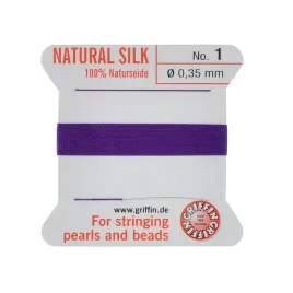 griffin-nic-jedwabna-z-igla-100percent-natural-silk-0-35mm-2m-amethyst