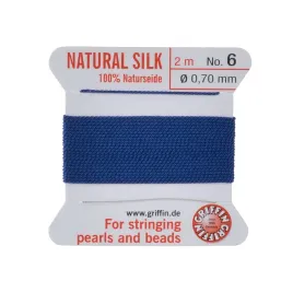 griffin-nic-jedwabna-z-igla-100percent-natural-silk-0-7mm-2m-dark-blue