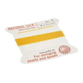 griffin-nic-jedwabna-z-igla-100percent-natural-silk-0-35mm-2m-yellow