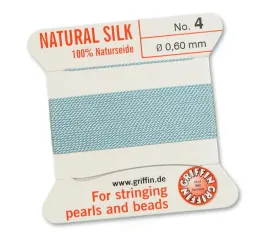 griffin-nic-jedwabna-z-igla-100percent-natural-silk-0-6mm-2m-turquoise