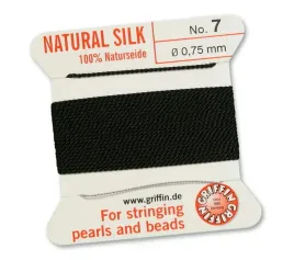 griffin-nic-jedwabna-z-igla-100percent-natural-silk-0-75mm-2m-black