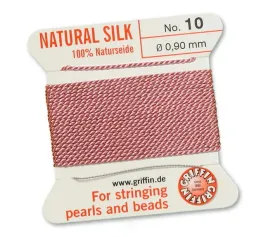 griffin-nic-jedwabna-z-igla-100percent-natural-silk-090mm-2m-dark-pink