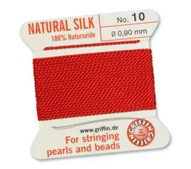 griffin-nic-jedwabna-z-igla-100percent-natural-silk-090mm-2m-red