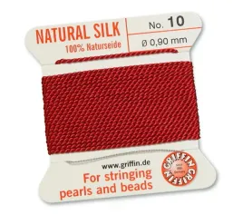 griffin-nic-jedwabna-z-igla-100percent-natural-silk-090mm-2m-garnet