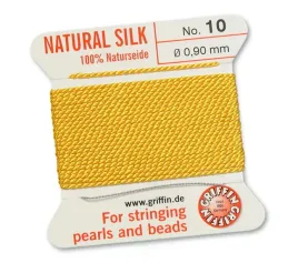 griffin-nic-jedwabna-z-igla-100percent-natural-silk-090mm-2m-yellow