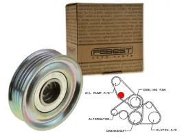 mitsubishi-pajero-ii-91-3-0-rolka-napinacz-paska