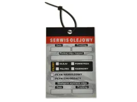 zawieszka-kartka-serwisowa-wymiany-oleju-filtrow