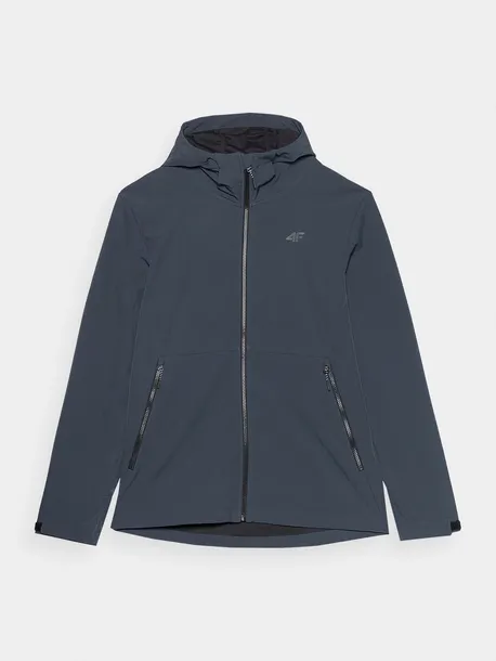 kurtka-meska-softshell-4f-m043-ciemny-szary-zapiecie-zamek