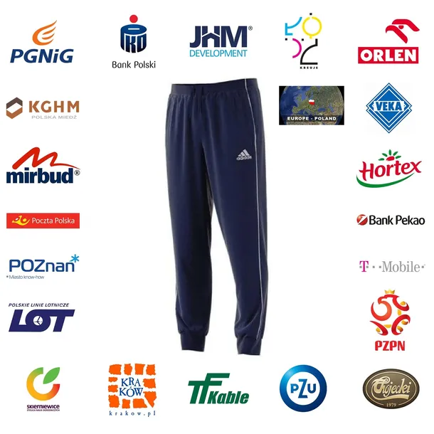 spodnie-dresowe-adidas-core-18-stan-nowy