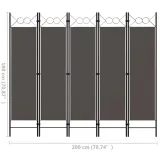 parawan-5-panelowy-antracytowy-200-x-180-cm-stan-nowy-kod-producenta-320709