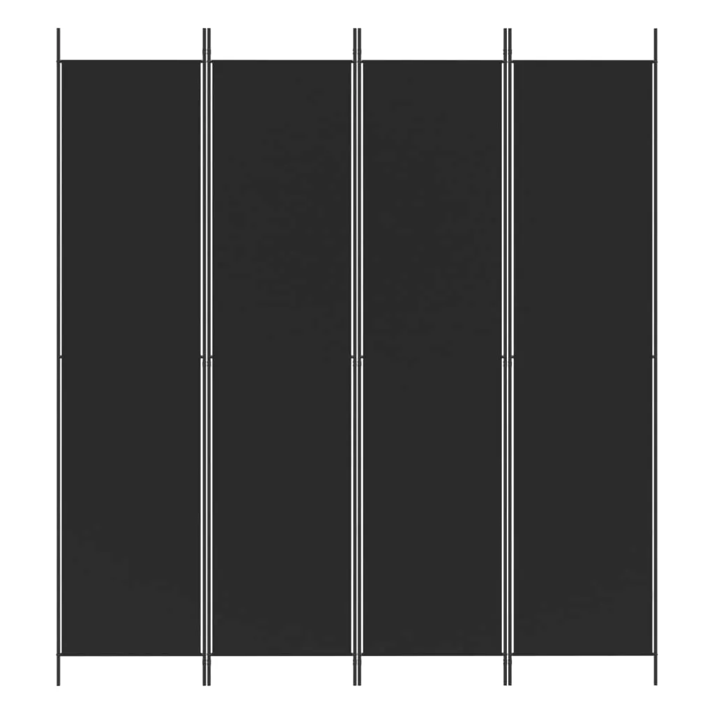 parawan-czarny-4-panelowy-200x220-cm-szer-x-wys-stan-nowy