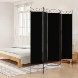 parawan-czarny-5-panelowy-200x200-cm-stan-nowy