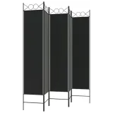 parawan-czarny-5-panelowy-200x200-cm-kod-producenta-ze-350157-stan-nowy